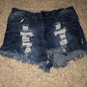 Holy jean shorts